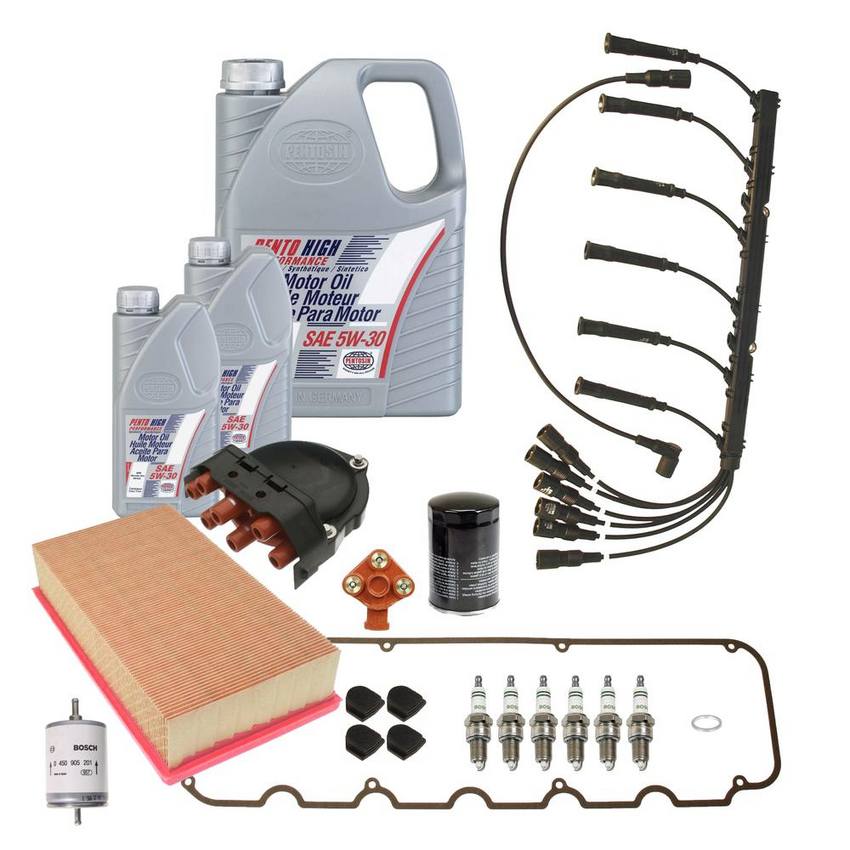 BMW Ignition Tune-Up Kit (5W-30) (7 Liter) (High Performance) 13721720861 - eEuroparts Kit 3085006KIT